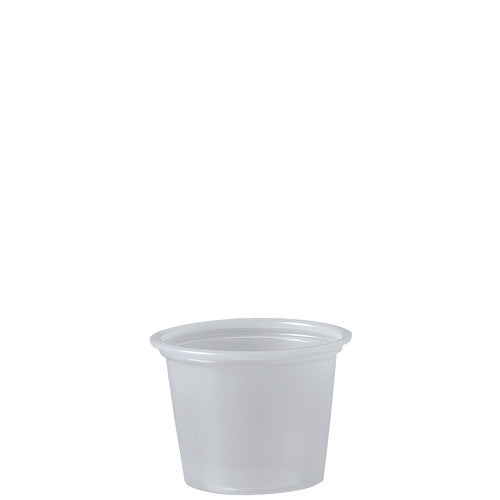 Polystyrene Portion Cups, 1 Oz, Translucent, 2,500/carton