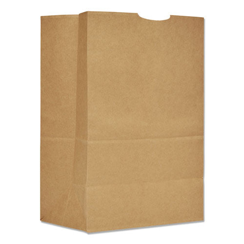 Grocery Paper Bags, 75 lb Capacity, 1/6 BBL, 12" x 7" x 17", Kraft, 400 Bags