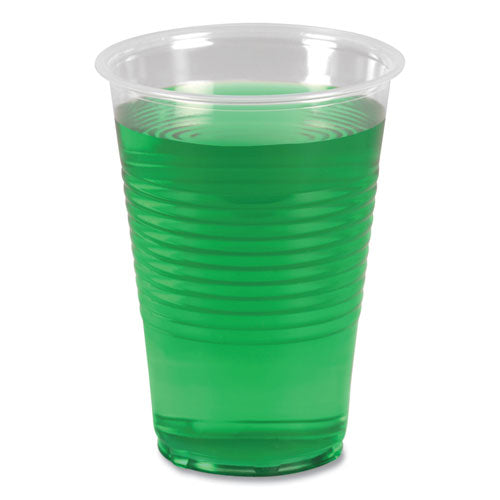 Translucent Plastic Cold Cups, 14 Oz, Polypropylene, 50/pack