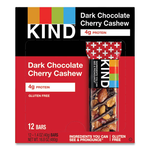 Plus Nutrition Boost Bar, Dk Chocolatecherrycashew/antioxidants, 1.4 Oz, 12/box