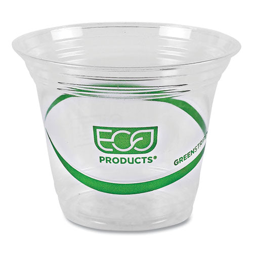 Greenstripe Renewable And Compostable Cold Cups, 9 Oz, Clear, 50/pack, 20 Packs/carton