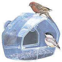 FEEDER BIRD WINDOW CLEAR 8OZ