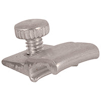 Make-2-Fit PL 7957 Storm Door Panel Clip, Aluminum, Mill, Silver