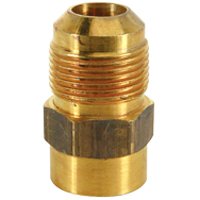 BrassCraft MAU1-10-8 Gas Adapter, 5/8 x 1/2 in, Flare x FIP, 1.66 in L, 5/8 in OD