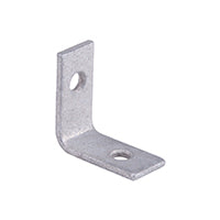 Prosource CB-G01-C4PS Corner Brace, 1 in L, 1 in W, 1/2 in H, Galvanized Steel, Galvanized, 1.8 mm Thick Material