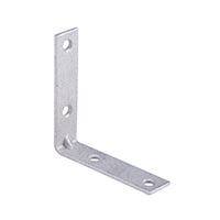 Prosource CB-G025-C4PS Corner Brace, 2-1/2 in L, 2-1/2 in W, 5/8 in H, Galvanized Steel, Galvanized, 2 mm Thick Material