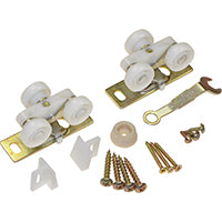 Johnson Hardware 1500PPK3 Door Hardware Set, For: 1500/100PD Series Johnson Pocket Door Frames or Hardware