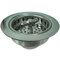 ProSource 122048 Basket Strainer Assembly, 4.4 in Dia, For: 3-1/2 to 4 in Dia Opening Sink