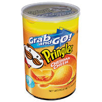 Pringles 84561 Potato Chips, Cheddar, Cheese Flavor, 2.5 oz Can