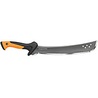 FISKARS 385091-1001 Clearing Machete, 24 in OAL, Steel Blade