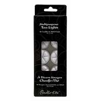 CANDLE-LITE 1049595 Tea Light Candle, White Candle