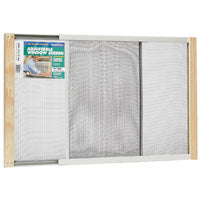 Frost King W.B. Marvin AWS1533 Window Screen, 15 in L, 19 to 33 in W, Aluminum