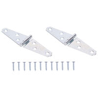 ProSource LSH-Z02-C2PS Strap Hinge, 1.2 mm Thick Leaf, Steel, 180 Range of Motion