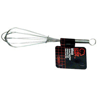 CHEF CRAFT 26710 Compact Whisk, 8 in OAL, Stainless Steel, Stainless Steel Handle