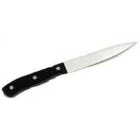 CHEF CRAFT 21667 Utility Knife, Stainless Steel Blade, Polyoxymethylene Handle, Black Handle