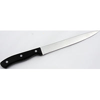 CHEF CRAFT SELECT Series 21669 Carving Knife, 8 in L Blade, Stainless Steel Blade, Polyoxymethylene Handle