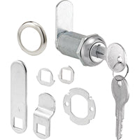 Defender Security U 9950KA Drawer and Cabinet Lock, Keyed Lock, Stainless Steel, Chrome