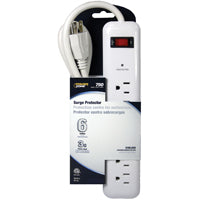 PowerZone OR802124 Surge Protector, 125 V, 15 A