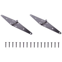 ProSource HSH-B06-C2PS Strap Hinge, 2.6 mm Thick Leaf, Steel, 180 Range of Motion