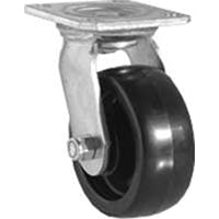 Shepherd Hardware 9388 Swivel Caster, 5 in Dia Wheel, 2 in W Wheel, Polypropylene Wheel, 500 lb