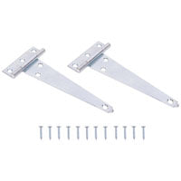 ProSource LTH-Z06-C2PS T-Hinge, Steel, Zinc, Fixed Pin, 180 deg Range of Motion, 36 (Pair) lb