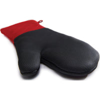 GrillPro 90963 Grill Mitts, 16 in, Neoprene, Black/Red