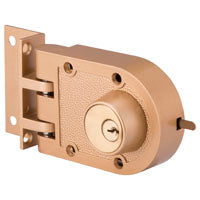 ProSource Lock, Keyed Different Key, Brass, Brass, KW1 Keyway, 1-2-3/8 in Thick Door