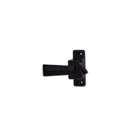 ProSource 31605-U-PS Inside Door Latch, Zinc, Black, 5/8 to 1-1/2 in Thick Door, 5/8 in Backset