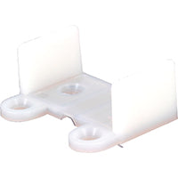 Prime-Line N 6565 Door Guide, Plastic, White, Floor Mounting