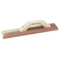 Marshalltown 144 Hand Float, 16 in L Blade, 3-1/2 in W Blade, 3/4 in Thick Blade, Redwood Blade, Wood Handle