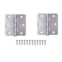 ProSource LR-110-PS Door Hinge, Steel, Zinc, Loose Pin, 180 deg Range of Motion, Screw Mounting