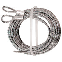 Prime-Line GD 52101 Aircraft Cable, 3/32 in Dia, 12 in L, Carbon Steel, Galvanized