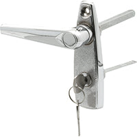 Prime-Line GD 52147 L-Handle and Locking Unit, 5/16 in L Shaft, Chrome