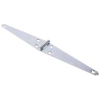 ProSource LSH-Z06-013L Strap Hinge, 1.8 mm Thick Leaf, Steel, 180 Range of Motion, Screw Mount Mounting