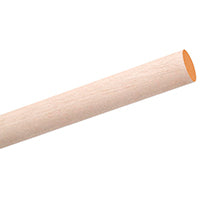 Waddell 6716UB Dowel Rod, 1 in Dia, 48 in L, Birchwood