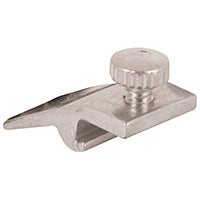 Make-2-Fit PL 7947 Storm Door Panel Clip, Aluminum, Mill, Silver