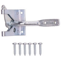 ProSource 33140ZCB-PS Gate Latch, 3/8 in Bolt Head, 3-15/16 in L Bolt, Steel, Zinc