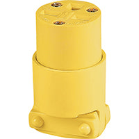 CONNECTOR GROUNDG YEL 15A 250V