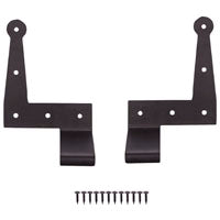 ProSource SH-S06-PS L-Hinge, 7-3/4 x 4-7/8 x 2-3/4 in, Black, Screw Mounting