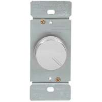 Eaton Wiring Devices RI06PL-W-K Rotary Dimmer, 120 V, 600 W, Halogen, Incandescent Lamp, 3-Way, White