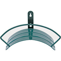 Landscapers Select 5227-1 Hose Hanger, 100 ft Capacity, Metal, Hammertone Green, Powder-Coated, Wall Mounting