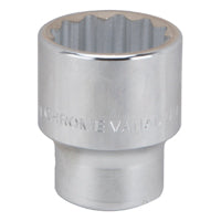 Vulcan MT-SM6034 Drive Socket, 34 mm Socket, 3/4 in Drive, 12-Point, Chrome Vanadium Steel, Chrome