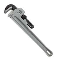 SUPERIOR TOOL 04814 Pipe Wrench, 2 in Jaw, 14 in L, Straight Jaw, Aluminum, Epoxy-Coated