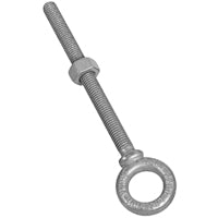 National Hardware N245-167 Eye Bolt, 1/2-13 Thread, 5-7/8 in L Thread, 1 in ID x 1-3/4 in OD Dia Eye, 6 in L Shank