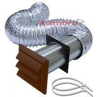 Lambro 1379B Louvered Vent Kit, 10-Piece