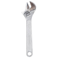 Vulcan WC917-06 Adjustable Wrench, 8 in OAL, Steel, Chrome