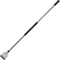 HYDE 19440 Hammer Scraper, 4 in W Blade, Carbon Steel Blade, Foam-Grip Handle, Rubber Handle