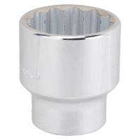 Vulcan MT-SM6046 Drive Socket, 46 mm Socket, 3/4 in Drive, 12-Point, Chrome Vanadium Steel, Chrome