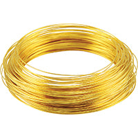 HILLMAN 50151 Utility Wire, 50 ft L, 20 Gauge, Brass