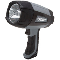 PowerZone 18102203 Handheld Spot Light, 1.5 (For Batteries) V, 1-Lamp, 100 Lumens, ABS Fixture, Black & Gray Fixture